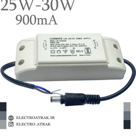 تصویر درایور ال ای دی 25 تا 30 وات 900 میلی آمپر LED DRIVER 25W-30W 900mA