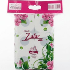 تصویر دستمال توالت 6 رول ظفر 