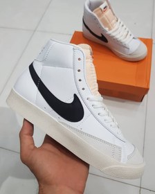 تصویر کتونی نایکی بلیزر سفید کد 122 Nike blazer white 122