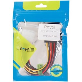 تصویر کابل برق ساتا Royal 18cm 