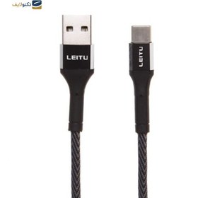 تصویر کابل تایپ سی لیتو مدل LD-9 طول 1 متر Type-C Cable Leitu LD-9