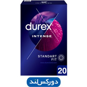 تصویر کاندوم خاردار همراه با ژل تحریک کننده بانوان دورکس بسته 20 عددی (مدل Intense) 