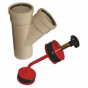 تصویر استاپر لوله ۴۵ درجه سایز ۶۳ میلیمتر NTS 