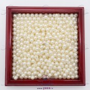 تصویر مروارید پلاستیکی اعلا نباتی سایز 8 میل (بسته 20 گرمی) 