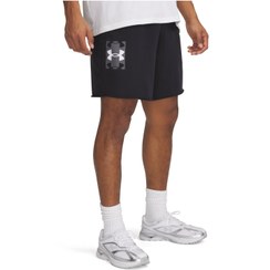 تصویر شلوارک لوگوی ریوال تری سایز 8 اینچ برند under armour 8" Rival Terry Logo Shorts