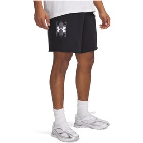 تصویر شلوارک لوگوی ریوال تری سایز 8 اینچ برند under armour 8" Rival Terry Logo Shorts