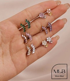 تصویر پیرسینگ گوش جواهری مدل PG1005 