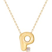 تصویر گردنبند حرف P 