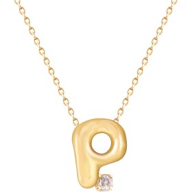 تصویر گردنبند حرف P 