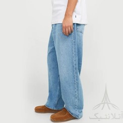 تصویر شلوار جین مردانه اورجینال برند Jack & Jones جک اند جونز وارداتی مدل Extra Baggy 