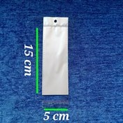 تصویر یک بسته ۵۰۰ گرمی سایز 5x15 سلفون پشت صدفی رگال دار 