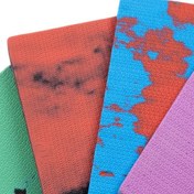 تصویر کوسن فومی یوگا و مدیتیشن طرح آبرنگی : yoga cushion green