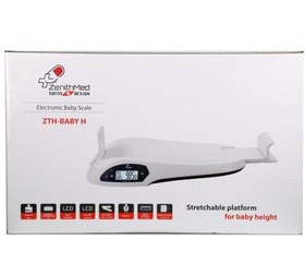 تصویر ترازو و قد سنج نوزاد زنیت مد مدل ZTH-BABY H Zenithmed Baby Scale Height Meter Baby H