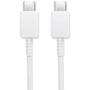 تصویر کابل دو سر تایپ سی سامسونگ مدل (EP-DN980 25W (3A اورجینال (سرجعبه) - سفید SAMSUNG USB-C to USB-C Cable (3A)