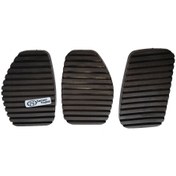 تصویر لاستیک پدال پژو 405 ، پارس و سمند بسته 3 عددی 