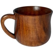 تصویر لیوان کوکسا چایی خوری چوبی مدل دسته دار طرح فنجان 