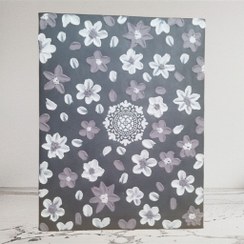 تصویر تابلو طرح گل دکوراتیو 