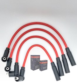 تصویر وایر شمع پیکان انژکتور تقویتی دنزو peykan injector spark plug wires STRONG