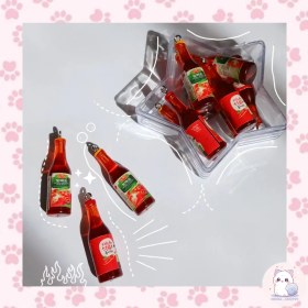 تصویر پلاک بطری مدل سوجو - آب گوجه 