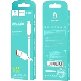 تصویر کابل Micro مدل Denmen D01V فست پکدار 