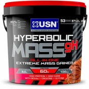 تصویر گینر سطلی۴ کیلویی هایپربولیک یو اس ان اورجینال HYPERBOLIC MASS GH GAINER