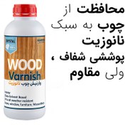 تصویر وارنیش چوب نانوزیت براق کننده چوب و محافظت کننده چوب نانوزیت