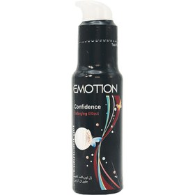 تصویر ژل لوبریکانت آقایان مشکی ایموشن مدل confidence Emotion confidence lobricant gel 75ml