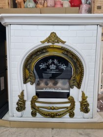 تصویر بخاری گازی طرح شومینه جهان افروز صنم مدل پرنس 30000 Prince 30000 model fireplace gas heater