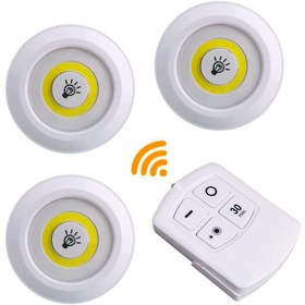 تصویر چراغ زیر کابینتی ریموت دار مهتابی 