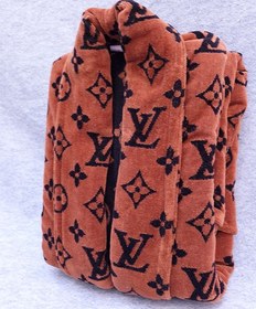 تصویر حوله ست فوق اعلا طرح ال وی (تن پوش + استخری + دستی)- مارک مهریس از سایز مدیوم تا پنج ایکس 