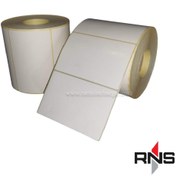 تصویر لیبل کاغذی ۸۰×۱۰۰ تک ردیفه 