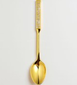 تصویر قاشق چایخوری طلایی bs676 