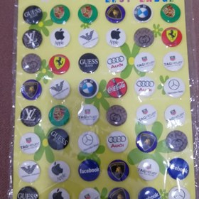 تصویر دکمه انواع برندها 