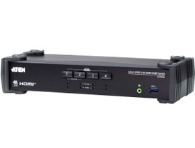 تصویر 4Port USB 3.0 4K HDMI KVMP™ Switch with Audio Mixer Mode 