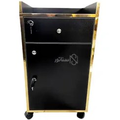 تصویر ترولی آرایشگاهی تک کشو کد ۴۰۸ 