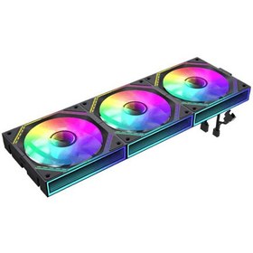 تصویر Gamemax FN12A S3I Black 3-in-1 ARGB Computer Case Fan 
