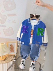 تصویر ست اسپورت پسرانه وارداتی اورجینال مناسب ۱ تا ۵ سال (کاربنی) 