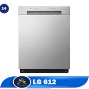 تصویر ماشین ظرفشویی ال جی مدل DFC612FV ظرفیت ۱۴ نفره مبله 