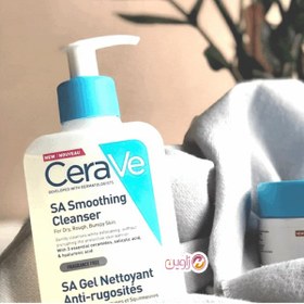 تصویر ژل شسستشو سراوی CeraVe مدل SA Smoothing حجم CeraVe SA Smoothing Cleanser