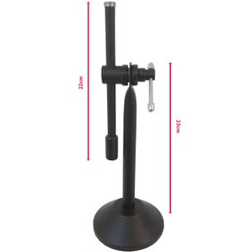 تصویر پایه میکروفن رومیزی desktop mic stand