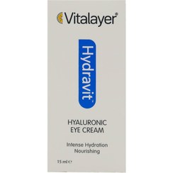 تصویر کرم آبرسان دور چشم ویتالیر مدل هیدراویت 15 میل Vitalayer Eye Cream Hyaluronic Intense Hydration 15ml