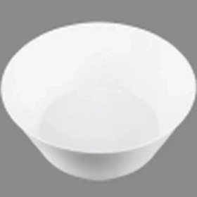 تصویر پیاله چینی زرین فرم اس سفید (سایز 12) Zarin Iran S-form White 1 Piece Porcelain Bowl 12