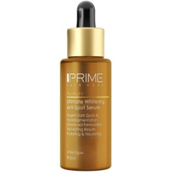 تصویر سرم روشن کننده پوست مدل Anti-Spot حجم 30 میلی لیتر پرایم Prime Ultimate Whitening Anti Spot Serum 30ml