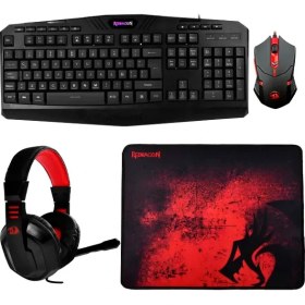 تصویر ست گیمینگ مدل REDRAGON GAMING ESSENTIALS S101-BA-2 (جعبه باز) 