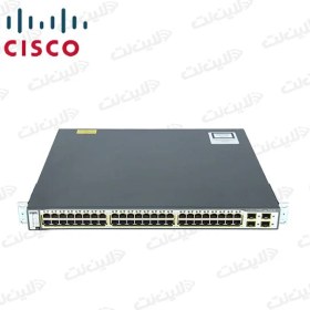 تصویر سوئیچ 48 پورت سیسکو مدل WS-C3750G-48PS-S استوک Cisco WS-C3750G-48PS-S 48 Port Switch stock