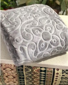 تصویر پتو گلبافت مدل فلورا سایز ۱۶۰×۲۲۰ سانتی متر یکنفره 