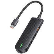 تصویر هاب 5 پورت USB-C مک دودو مدل HU-1430 مشکی هاب لپ تاپ مک دودو