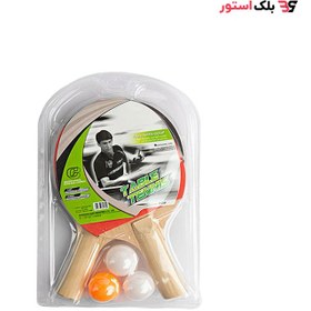 تصویر راکت پینگ پنگ TABLE TENNIS بسته ۲ عددی مدل ویلسون 