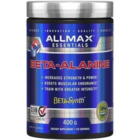 تصویر مکمل بتا آلانین 400 گرمی آل مکس Betaalalinalmax