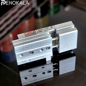 تصویر جک پنوماتیک کشویی سری MXS برند SMC 